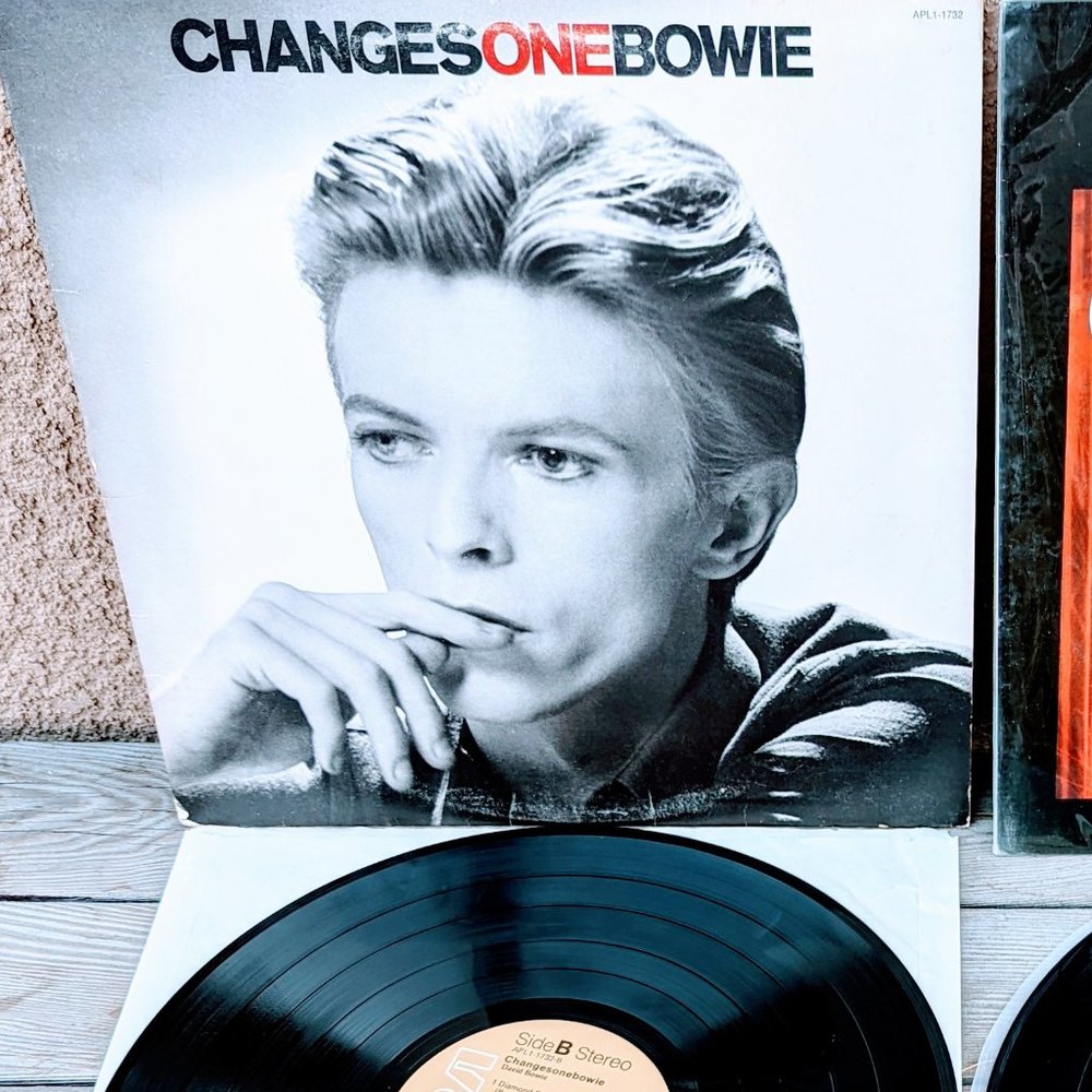 Vintage Vinyl Records David Bowie  ChangesOneBowie & Cat People SoundTrack